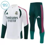 Real Madrid Sudadera De Entrenamiento Niño Cremallera Cuarto 26/27 Blanca