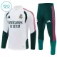 Real Madrid Sudadera De Entrenamiento Niño Cremallera Cuarto 26/27 Blanca