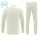 Real Madrid Sudadera De Entrenamiento Niño Cremallera Cuarto 26/27 Blanca