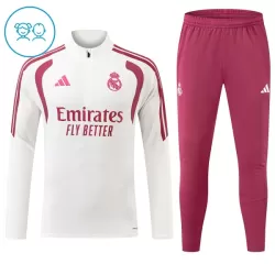 Real Madrid Sudadera De Entrenamiento Niño Cremallera Cuarto 26/27 Blanca Real Madrid Sudadera De Entrenamiento Niño Cremallera Cuarto 26/27 Blanca