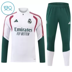 Real Madrid Sudadera De Entrenamiento Niño Cremallera Cuarto 26/27 Blanca Real Madrid Sudadera De Entrenamiento Niño Cremallera Cuarto 26/27 Blanca