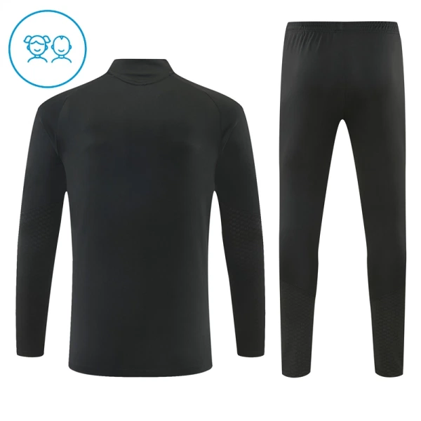 Real Madrid Sudadera De Entrenamiento Niño Cremallera Cuarto 26/27 Negra