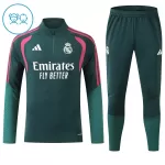 Real Madrid Sudadera De Entrenamiento Niño Cremallera Cuarto 26/27 Verde