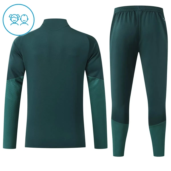 Real Madrid Sudadera De Entrenamiento Niño Cremallera Cuarto 26/27 Verde