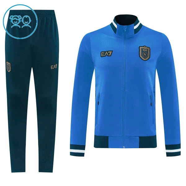 SSC Napoli Conjunto De Chaqueta De Entrenamiento Niño 26/27 Azul SSC Napoli Conjunto De Chaqueta De Entrenamiento Niño 26/27 Azul