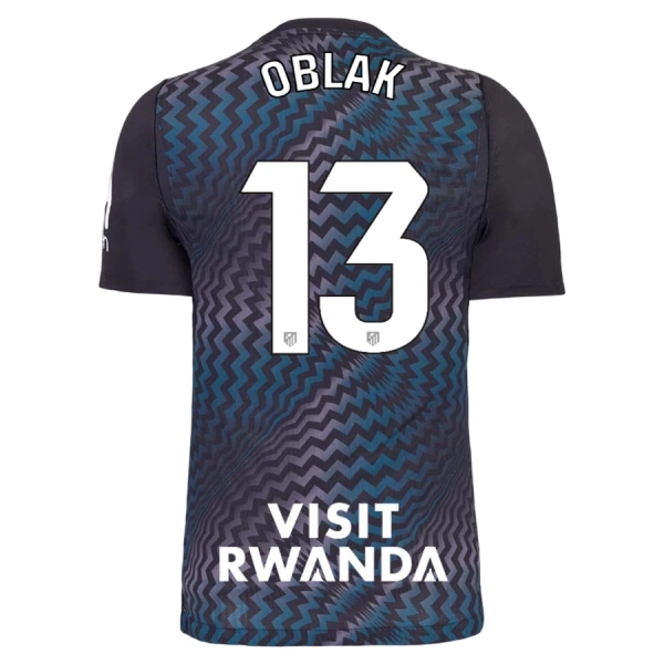 Camiseta Portero Atlético Madrid Oblak 13 Hombre 26/27 Negra Camiseta Portero Atlético Madrid Oblak 13 Hombre 26/27 Negra