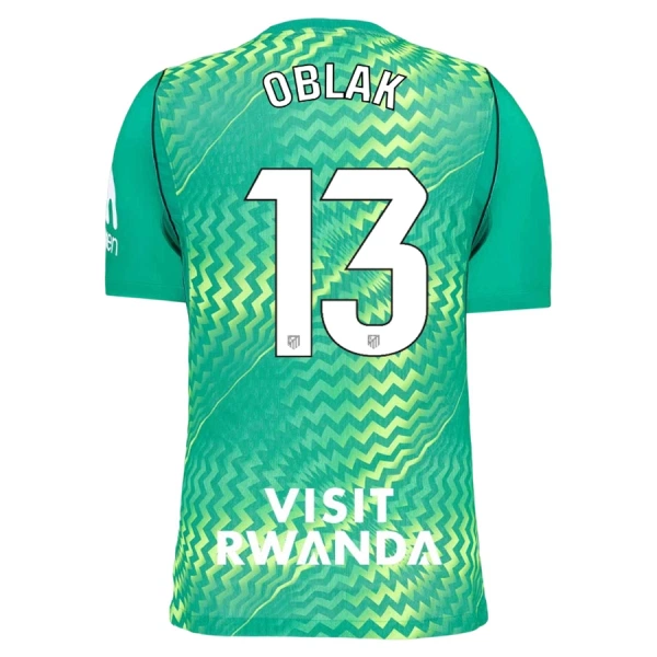 Camiseta Portero Atlético Madrid Oblak 13 Hombre 26/27 Verde