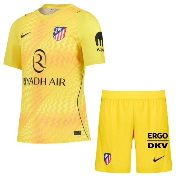 Conjunto Portero Atlético Madrid Oblak 13 Niño 26/27 Amarilla