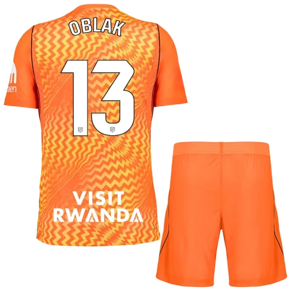 Conjunto Portero Atlético Madrid Oblak 13 Niño 26/27 Naranja Conjunto Portero Atlético Madrid Oblak 13 Niño 26/27 Naranja