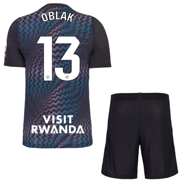 Conjunto Portero Atlético Madrid Oblak 13 Niño 26/27 Negra