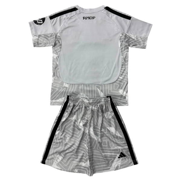 Conjunto Portero Real Madrid Niño 26/27 Gris