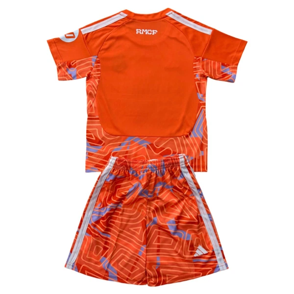 Conjunto Portero Real Madrid Niño 26/27 Naranja