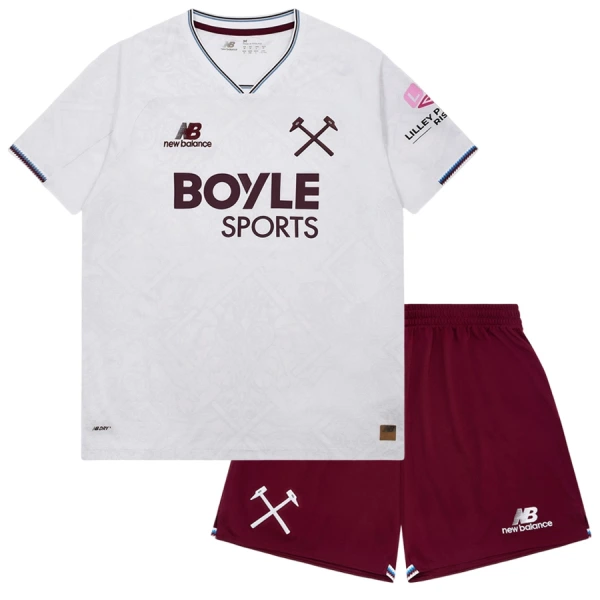 Conjunto West Ham United Niño Segunda 26/27 Conjunto West Ham United Niño Segunda 26/27