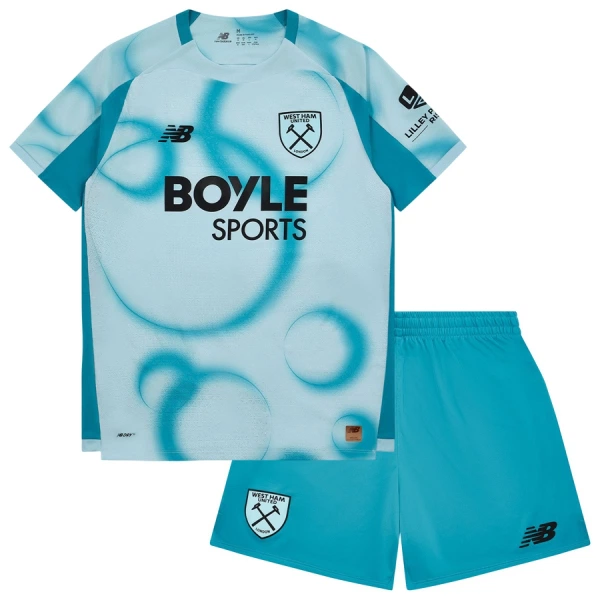 Conjunto West Ham United Niño Tercera 26/27 Conjunto West Ham United Niño Tercera 26/27