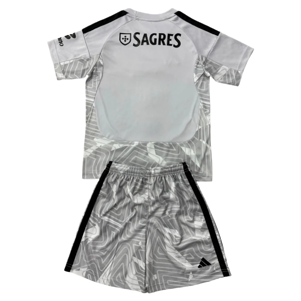Conjunto Portero Benfica Niño 26/27 Gris