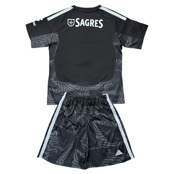 Conjunto Portero Benfica Niño 26/27 Negra