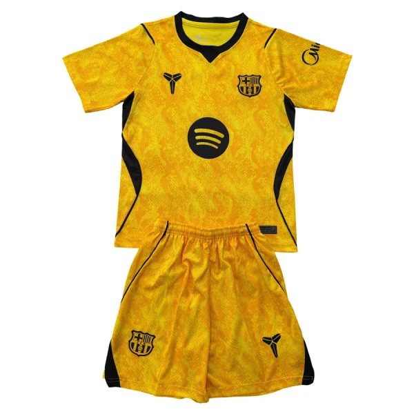 Conjunto Portero FC Barcelona Niño Segunda 26/27 Amarilla