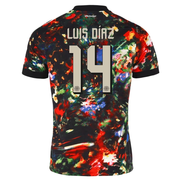 Camiseta FC Bayern de Múnich Luis Díaz 14 Oktoberfest Hombre 26/27 Camiseta FC Bayern de Múnich Luis Díaz 14 Oktoberfest Hombre 26/27