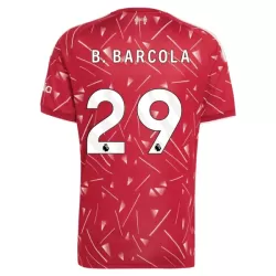 Camiseta Liverpool B. Barcola 29 Hombre Primera 26/27 Camiseta Liverpool B. Barcola 29 Hombre Primera 26/27