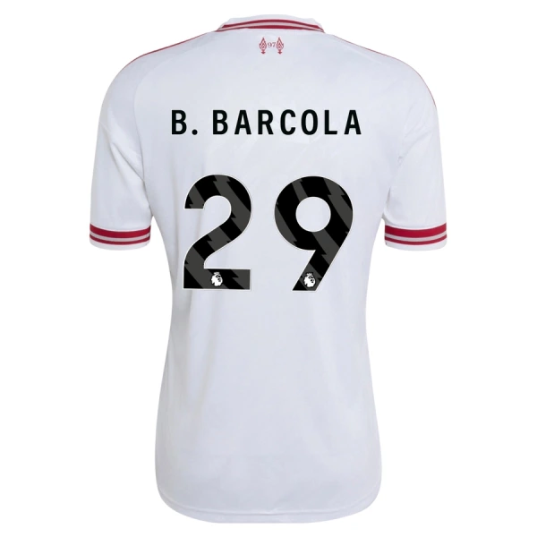 Camiseta Liverpool B. Barcola 29 Hombre Segunda 26/27 Camiseta Liverpool B. Barcola 29 Hombre Segunda 26/27