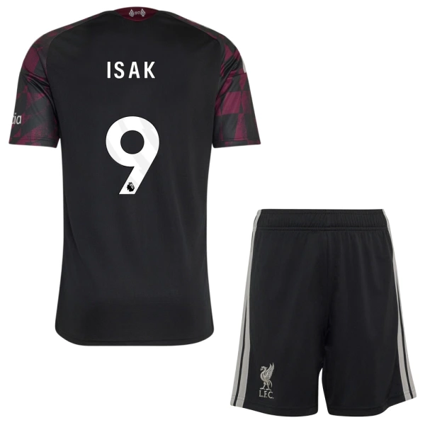 Conjunto Liverpool Isak 9 Niño Tercera 26/27 Conjunto Liverpool Isak 9 Niño Tercera 26/27
