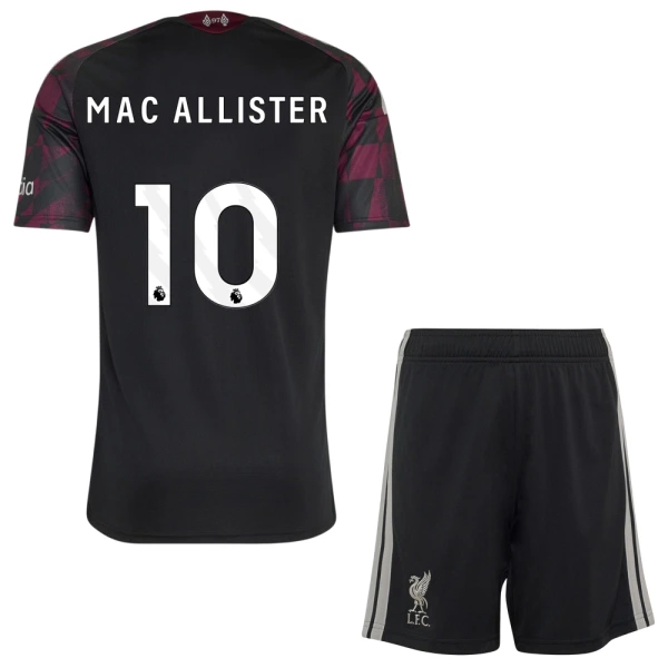 Conjunto Liverpool Mac Allister 10 Niño Tercera 26/27 Conjunto Liverpool Mac Allister 10 Niño Tercera 26/27