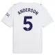 Camiseta Manchester City Anderson 5 Hombre Tercera 26/27