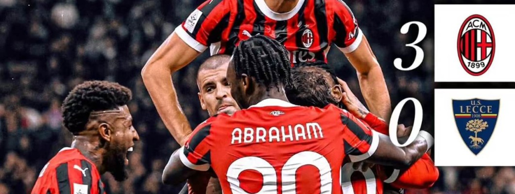 El AC Milan ganó tres partidos consecutivos en la Serie A y se colocó en la cima de la tabla de la Serie A El AC Milan ganó tres partidos consecutivos en la Serie A y se colocó en la cima de la tabla de la Serie A