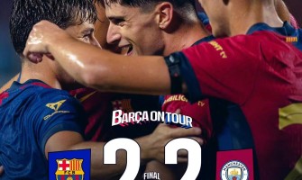 EspañolViaje de pretemporada, gigantes de La Liga Barcelona vs. señor de la Premier League Manchester City EspañolViaje de pretemporada, gigantes de La Liga Barcelona vs. señor de la Premier League Manchester City