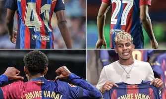 Yamal hereda oficialmente la camiseta número 10 del Barcelona Yamal hereda oficialmente la camiseta número 10 del Barcelona