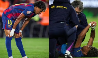La lesión de Yamar genera doble incertidumbre para el Barcelona y la selección española.