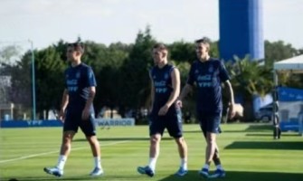 Di María publica fotos del entrenamiento de la selección nacional mientras el equipo desafía a Brasil y Uruguay